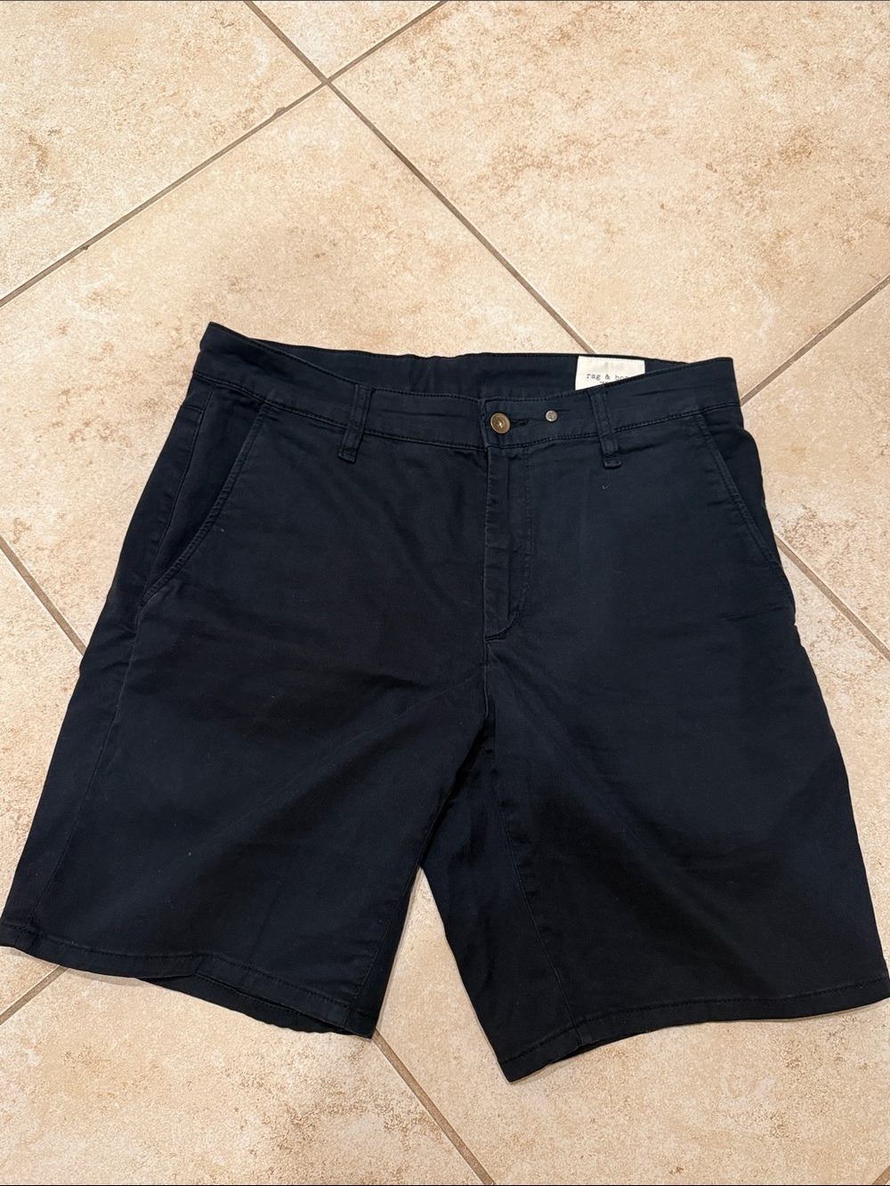 Rag & Bone - Men's Navy Chino Shorts